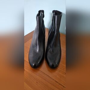Black leather booties - Michael Kors
